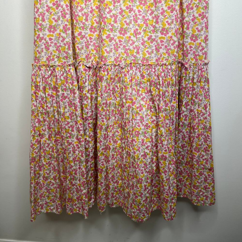 Love Shack Fancy Angie Floral Maxi Dress Size 4 - Picture 6 of 8
